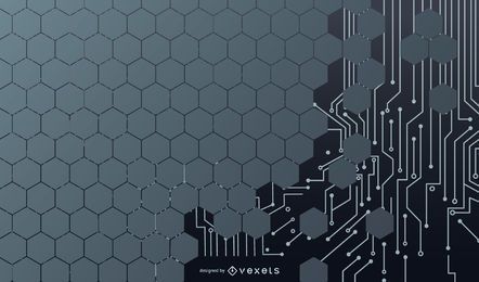 Abstract Tech Digital Backdrop FREE Stock Vector, circuit, computer, ai technology picture