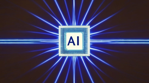 AI Technology Visualization FREE Stock Photo, AI, computer, data science picture