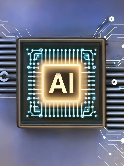 Artificial Intelligence Circuit FREE Stock Photo, AI,  technology,  circuit picture