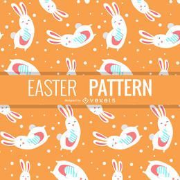 Bunny Easter Cartoon Pattern FREE Stock Vector, patterns, wallpaper, rabbit picture