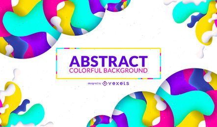 Colorful Circle Splash FREE Stock Vector, wallpaper, card, background abstract picture