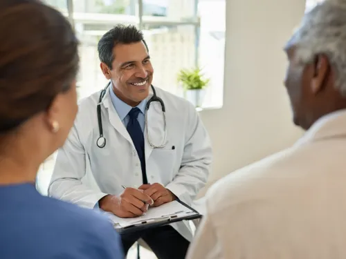 Compassionate Doctor Consultation FREE Stock Photo, doctor,  consultation,  healthcare picture