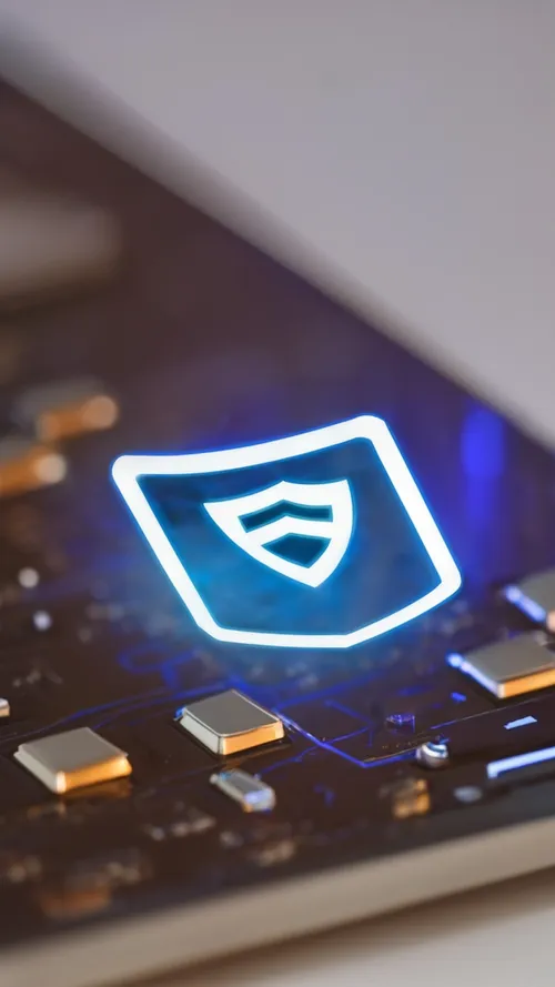 Digital Security Emblem FREE Stock Photo, cloud security, security, protection picture