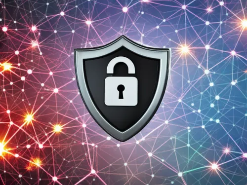 Digital Security Shield FREE Stock Photo, data science, protection, big data picture