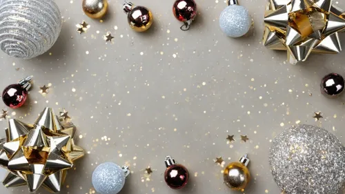 Festive Christmas Decor FREE Stock Photo, glitter background, shiny, textures picture