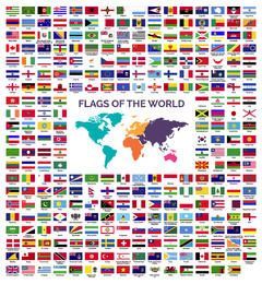 Flags of the World Collection FREE Stock Icon, international, cyprus, mozambique picture