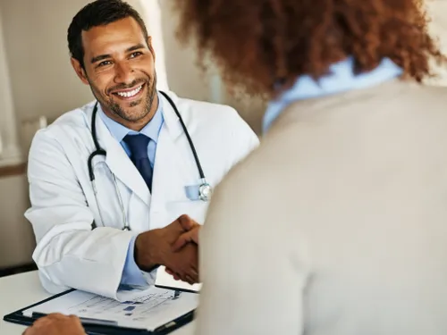 Friendly Doctor Consultation FREE Stock Photo, doctor,  consultation,  healthcare picture
