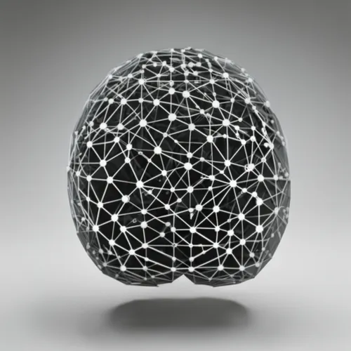 Futuristic Network Sphere FREE Stock Photo, data science, big data, futuristic picture