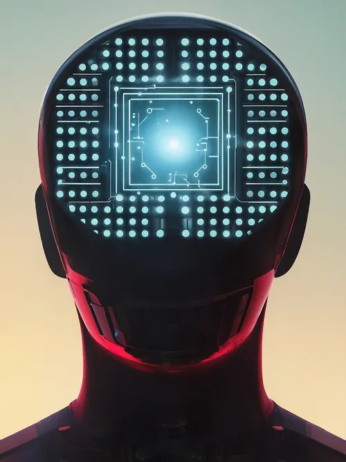 Futuristic Robot Design FREE Stock Photo, robot,  technology,  artificial intelligence picture