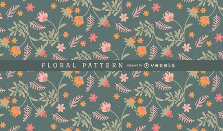 Hand-drawn floral backdrop FREE Stock Vector, flowers, wallpaper, spring picture