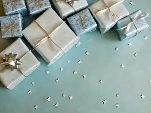 Joyful Christmas Gifts FREE Stock Photo, christmas, wallpaper, gifts picture