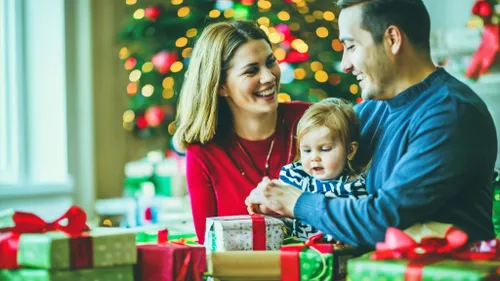 Free Joyful Family Christmas stock image to download Joyful Family Christmas FREE Stock Photo, tree, gifts, family picture