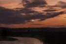 Sunset over Dunajec River FREE Stock Photo, sunset,  river,  clouds picture