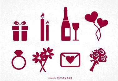 Valentine Love Collection FREE Stock Vector, wine, day, happy valentines day picture